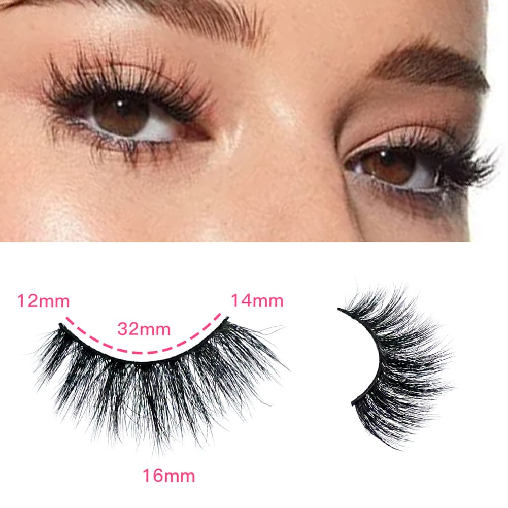 3D False Eyelashes Are Multi-layered Realistic Soft And Comfortable