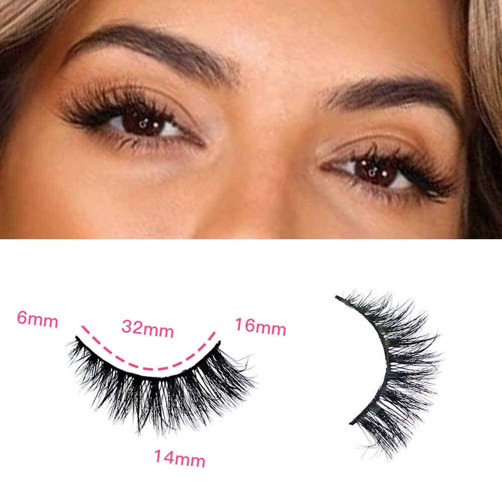 3D False Eyelashes Are Multi-layered Realistic Soft And Comfortable