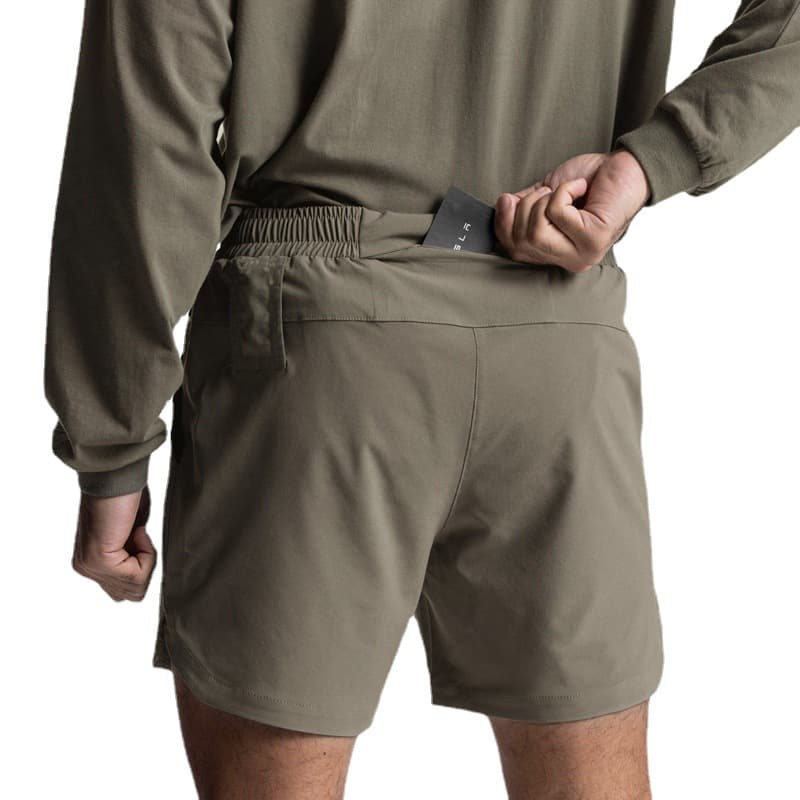 Cross-Border Summer Men's Sports Quick-Drying Shorts Single-Layer Spliced Loose-Fitting Fitness Training European Size Basketball Shorts